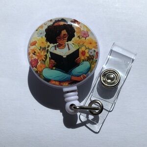 Cute badge reel ID holder